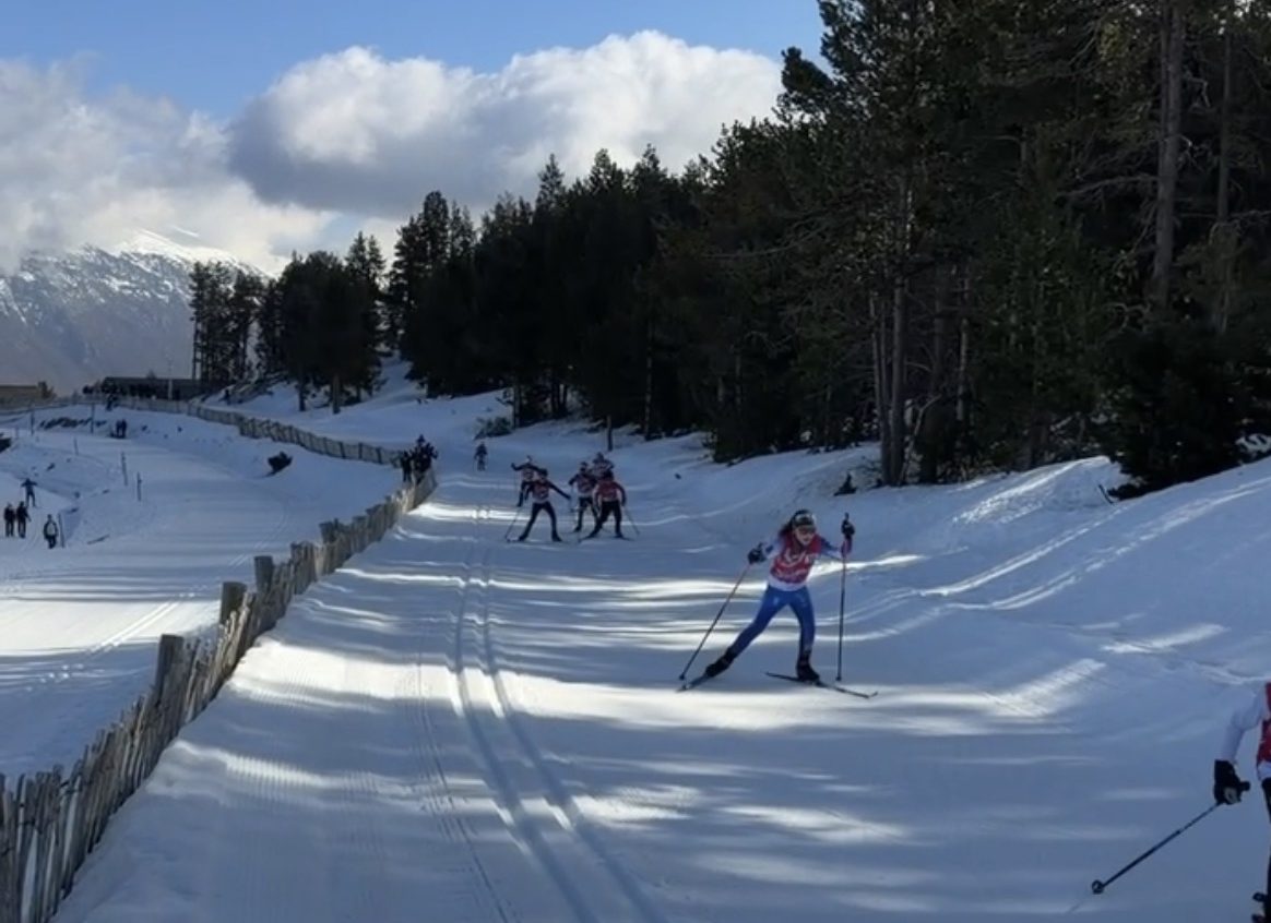 Grabación del Campeonato de Catalunya de Esquí de Fondo en Tuixent-La Vansa