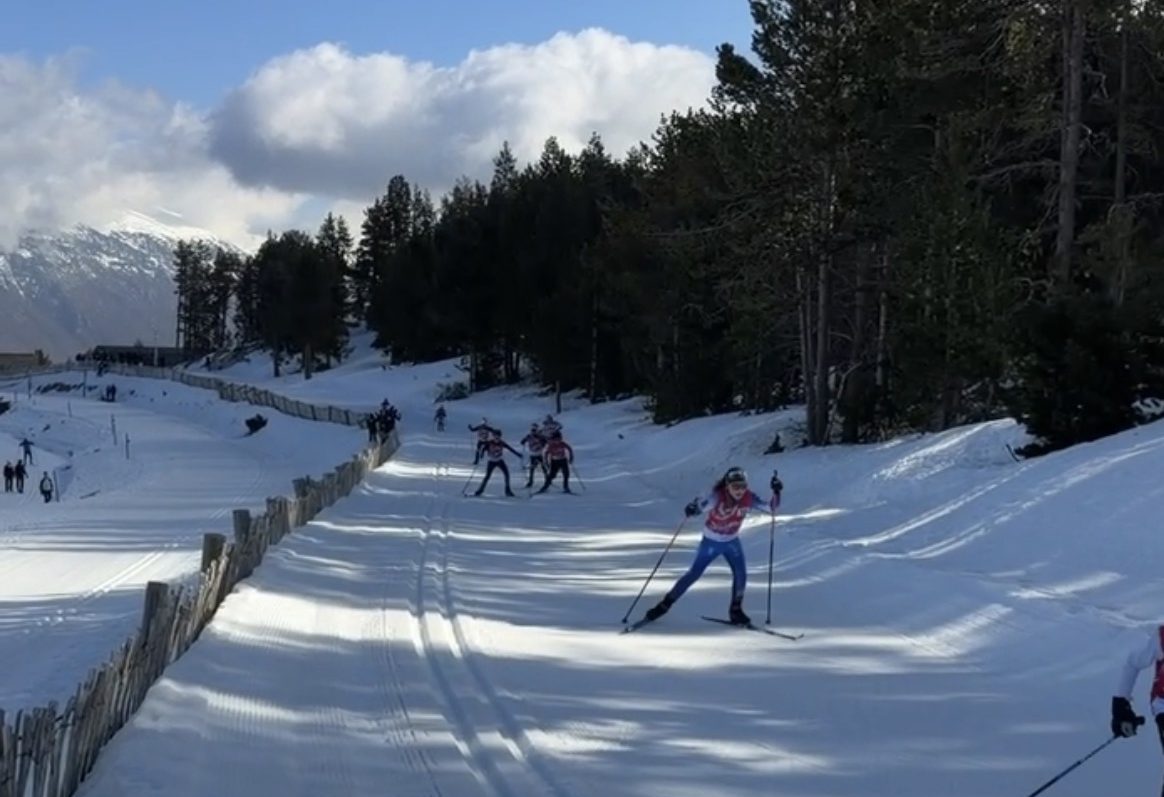 Grabación del Campeonato de Catalunya de Esquí de Fondo en Tuixent-La Vansa